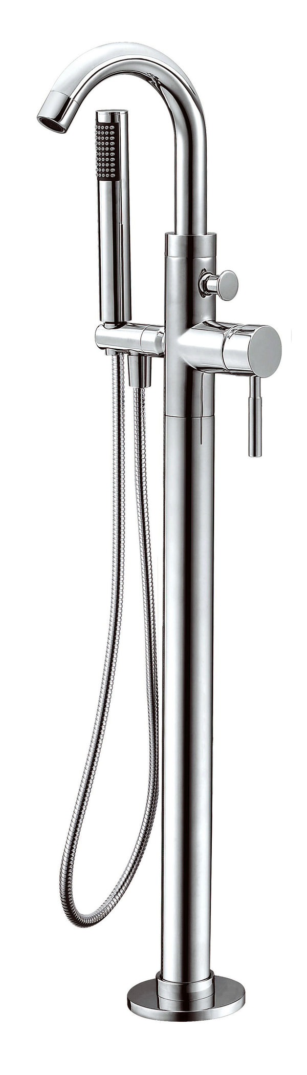 Alfi brand Floor Mount Tub Filler with Shower Head