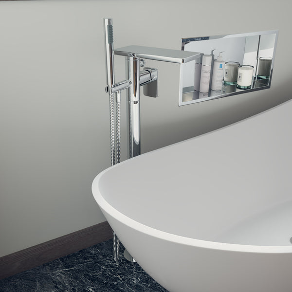 ALFI brand Free Standing Floor Mounted Bath Tub Filler