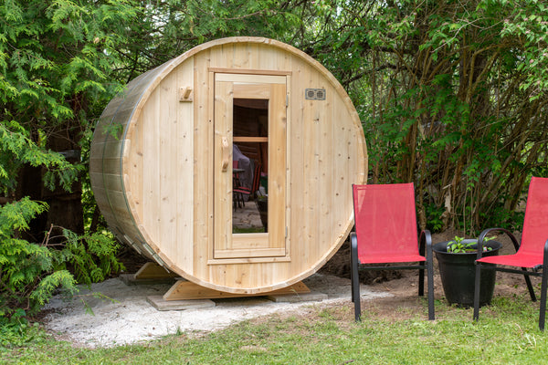 Leisurecraft CT Harmony Barrel Sauna (Wood Burning Sauna)