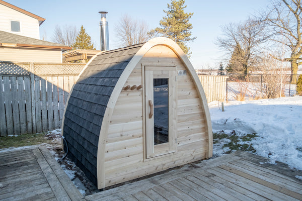 Leisurecraft CT MiniPOD Sauna (Wood Burning Saunas)