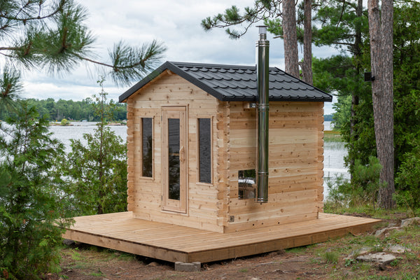 Leisurecraft CT Georgian Cabin Sauna (Wood Burning Sauna)