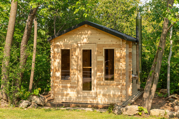 Leisurecraft CT Georgian Cabin Sauna with Change Room