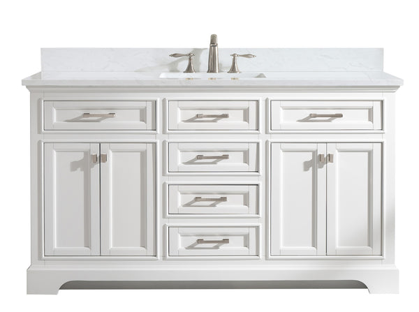 Design Element Milano 60" Single Vanity in White