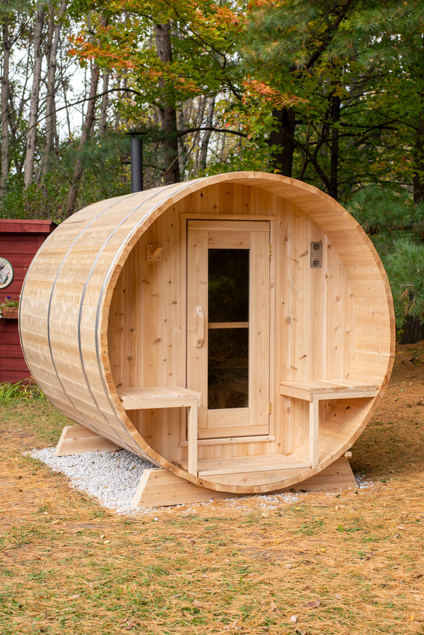 Leisurecraft CT Serenity Barrel Sauna (Wood Burning)