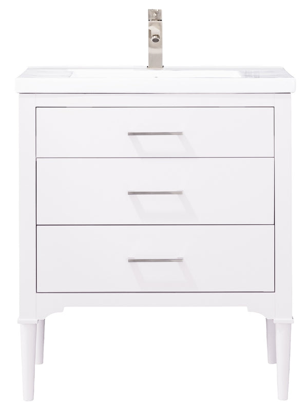 Design Element Mason 30" Single Sink Vanity In White
