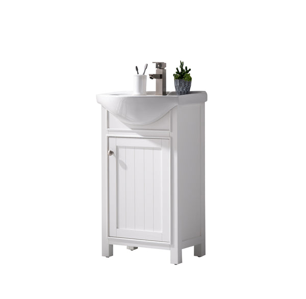 Design Element Marian 20" Single Sink Vanity In White
