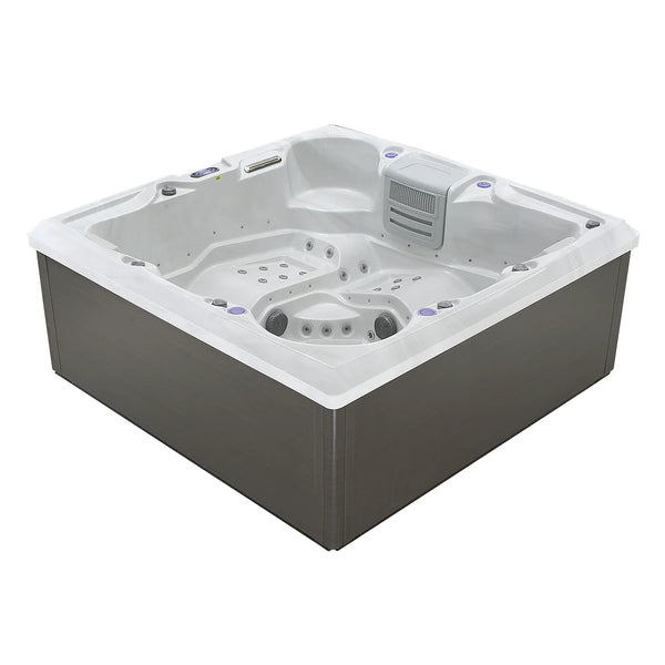 Empava Luxury Freestanding 6-Person Square Outdoor Hot Tub