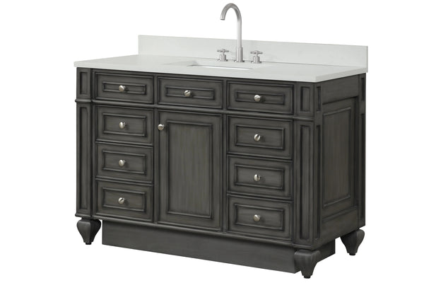 Design Element Winston 48" Single Vanity in Gray
