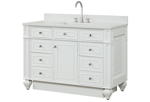 Design Element Winston 48" Single Vanity in White